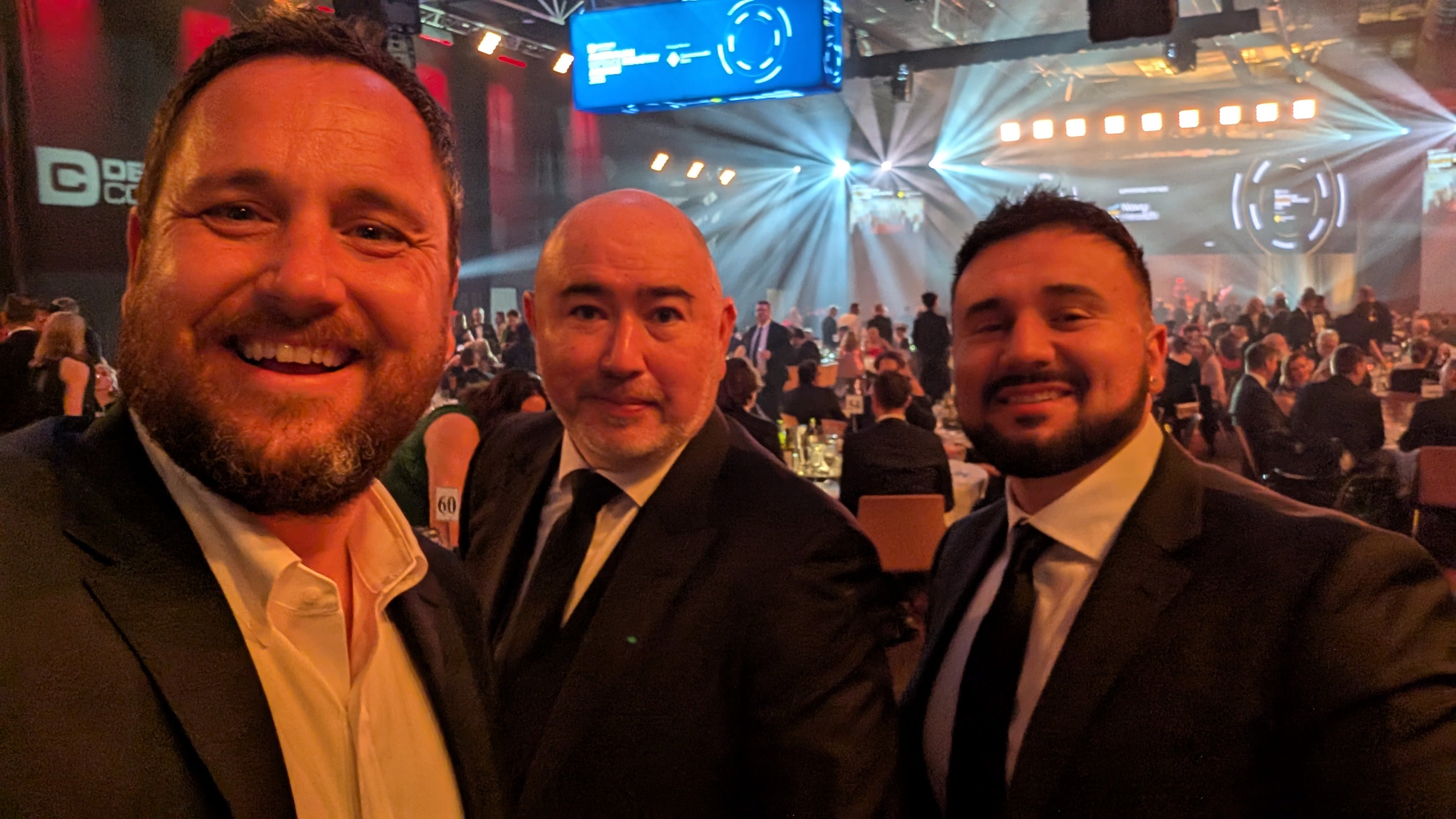 Louis, Chris and Nic at the Australian Defence Industry Awards